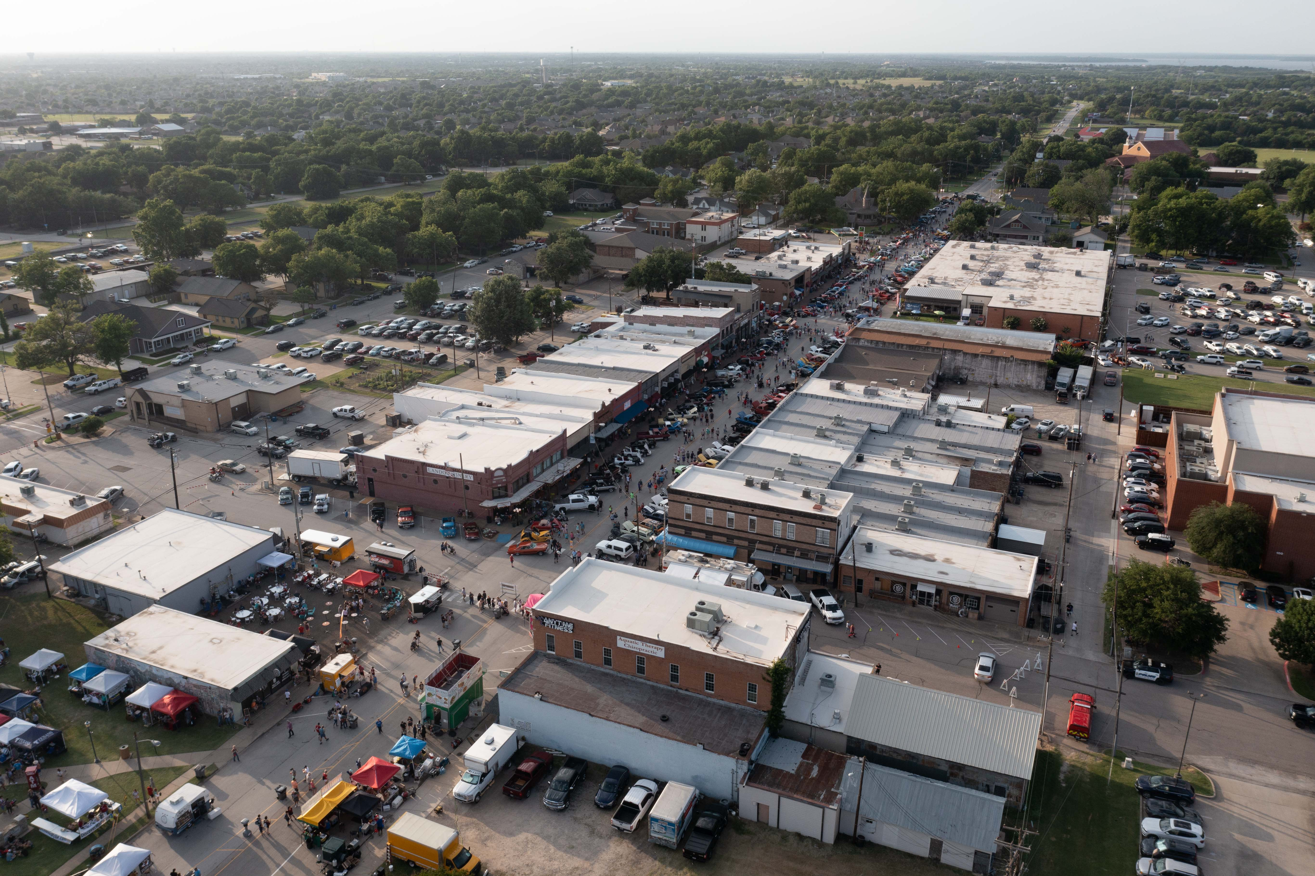Service areas around Wylie, TX